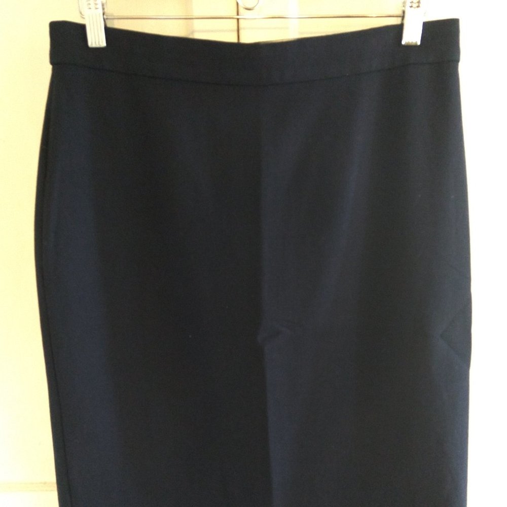 Ann Taylor Navy Blue Pencil Skirt - Size 10